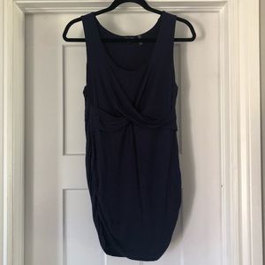 Thyme Maternity Dark Blue Tank - Size M